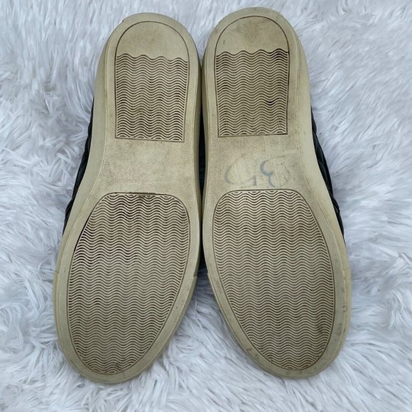 Steve Madden Women Shoes Black Quilt Faux Leather Upper Sneaker Size 6.5 - Picture 11 of 12